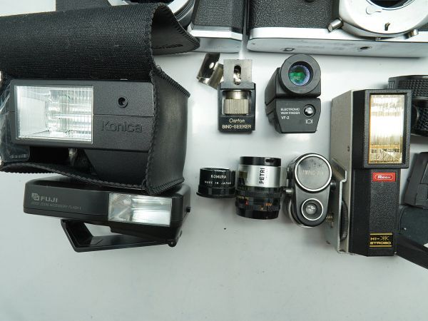 ★MF一眼など★MIRANDA/YASHICA/PETRI/OLYMPUS/Konica/FUJICA/CONTAX/ 等 計:35点まとめ【ジャンク品】29986