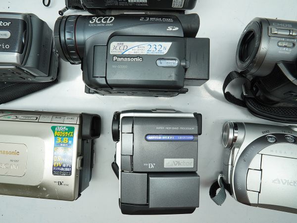 ★ビデオカメラなど★Panasonic/SONY/Victor/ 等 計:13点まとめ【ジャンク品】29985_画像7