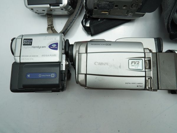 ★ビデオカメラなど★SONY/Victor/Canon/Panasonic/ 等 計:13点まとめ【ジャンク品】29984