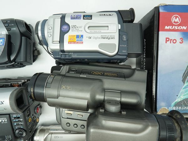 ★ビデオカメラなど★Panasonic/SONY/Victor/Canon/ 等 計:13点まとめ【ジャンク品】29982