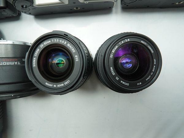 ★キヤノン AF一眼&レンズなど★EOS 100/650/750QD/100QD/1000QD/IX50/SIGMA/ 等 計:28点まとめ【ジャンク品】29978