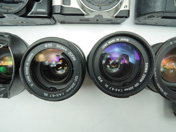 ★キヤノン AF一眼&レンズなど★EOS 100QD/10QD/700QD/620/630/IX50/SIGMA/ 等 計:28点まとめ【ジャンク品】29977