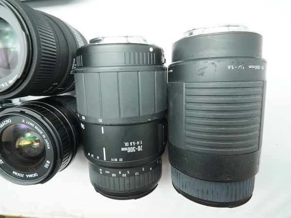 ★キヤノン AF一眼&レンズなど★EOS 700QD/1000QD/1000 S/100QD/630/KissⅢL/SIGMA/ 等 計:28点まとめ【ジャンク品】29975