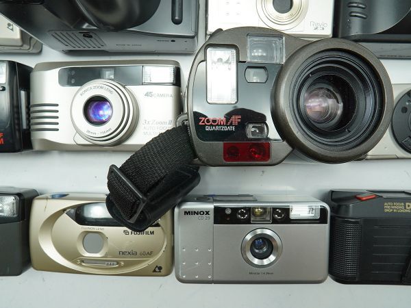 ★フイルムカメラなど★MINOX/Canon/YASHICA/KONICA/Panasonic/KYOCERA/Kodak/ 等 計:36点まとめ【ジャンク品】29948の画像7