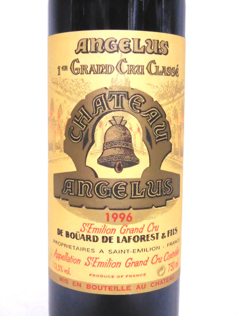 【L2】 シャトー アンジェリュス 1996 750ml【CHATEAU ANGELUS 1996】_画像3