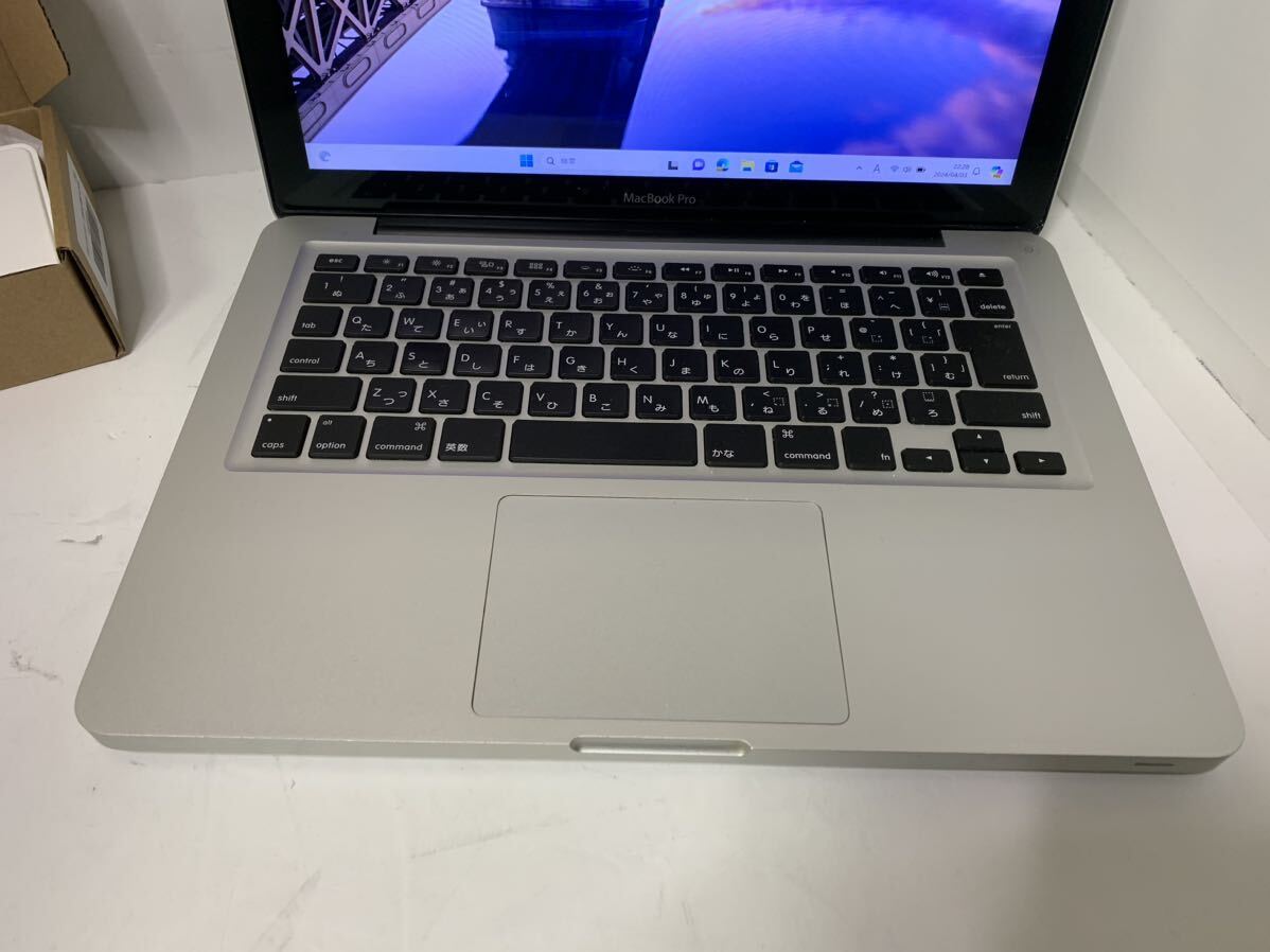 Apple MacBookPRO ダブルOS Windows11 PRO catalina SSHD1TB Win11Pro Office 13-inch wifi bluetooth webカメラの画像5