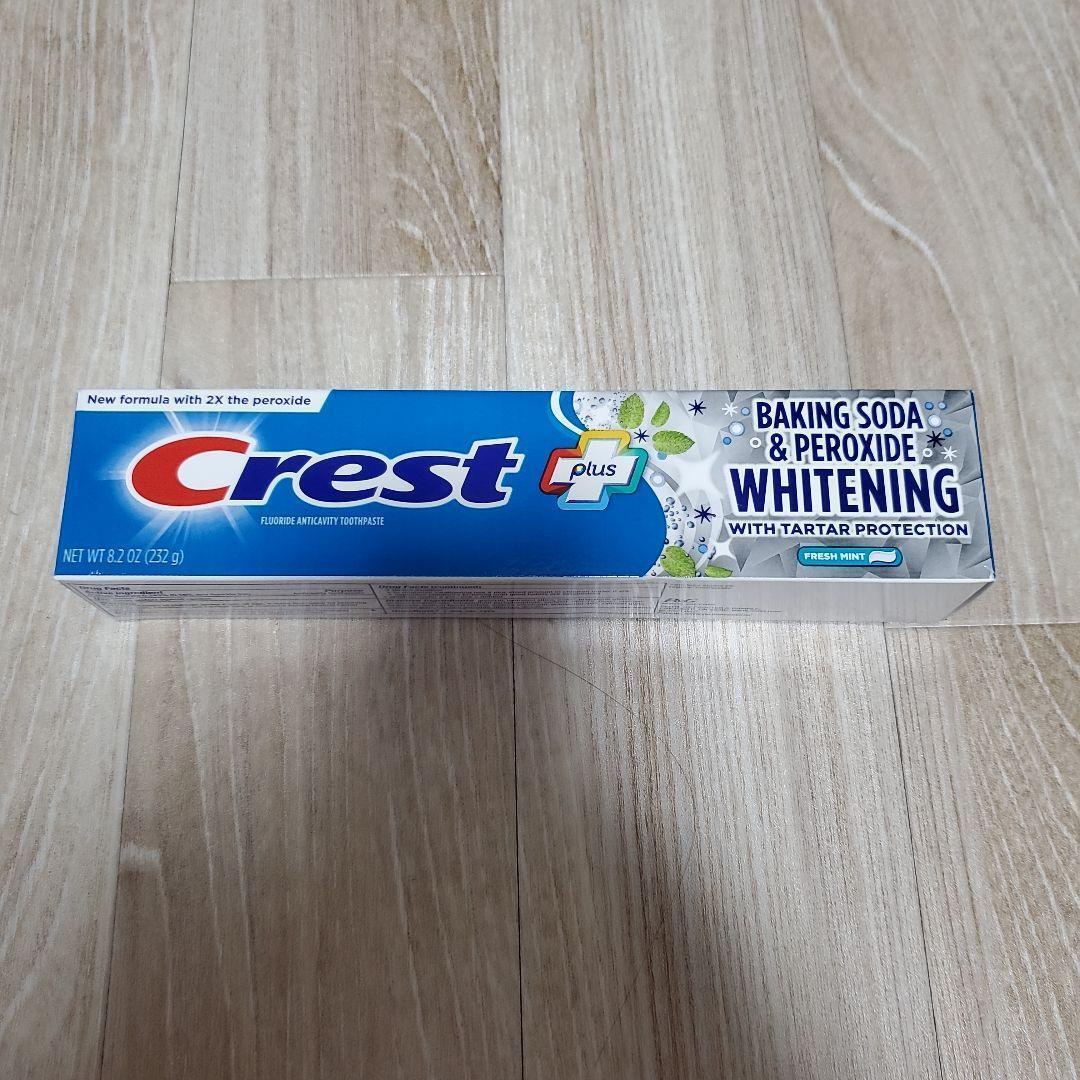 【クレスト】 ベーキングソーダ 歯磨き粉 大容量 232g×2本 白い歯の画像2