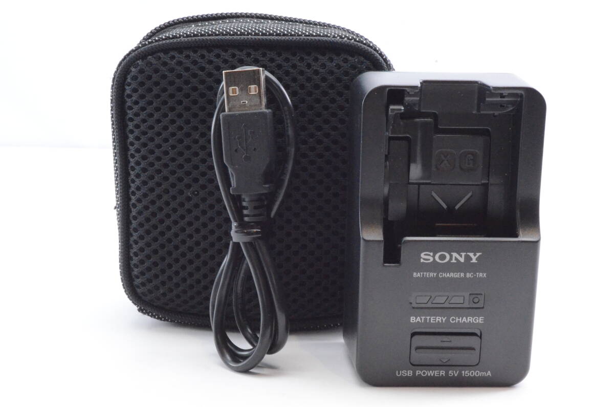 ☆美品☆SONY ソニー アクセサリー バッテリーチャージャー 充電器 BC-TRX　ケース付き_画像1