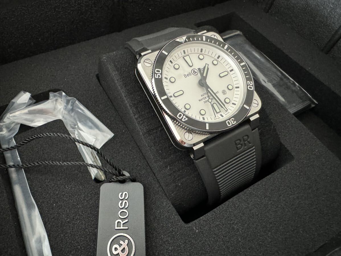 Bell & Ross BR03-92 ダイバー ホワイト ほぼ未使用品！の画像1