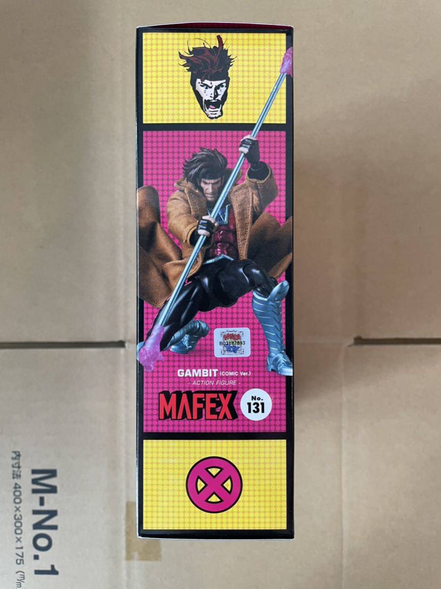 新品 MEDICOM TOY MAFEX No.131 MAFEX GAMBIT COMIC Ver. マフェックス MARVEL メディコムトイ X-MENの画像7