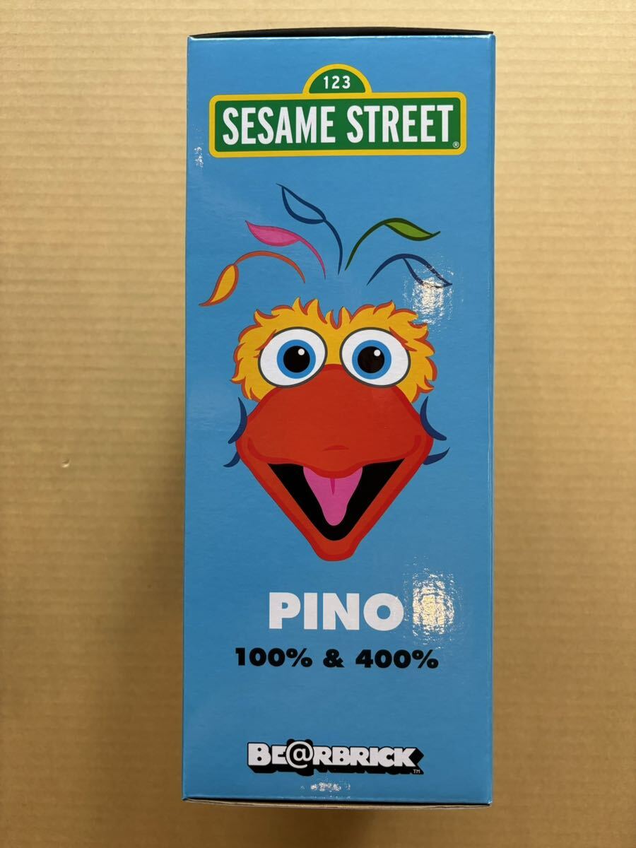 新品 BE@RBRICK PINO 100％ & 400％ MEDICOM TOY ベアブリック kaws カウズ BASQUIAT Keith Haring WARHOL SESAME STREET セサミストリート_画像7