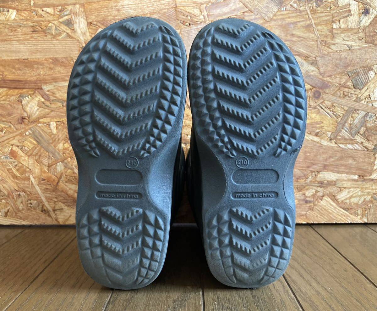 ヒラキ キッズ 軽量EVA素材 レインブーツ 長靴 カーキ 21.0cmの画像7