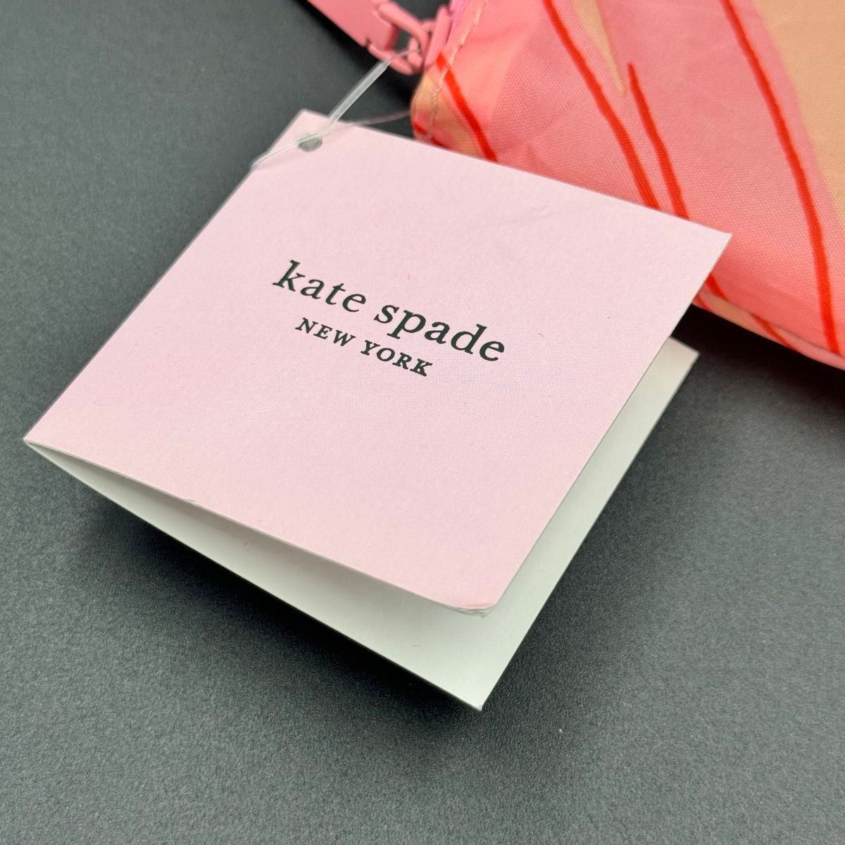 【未使用】kate spade エコバッグ フォーリングフラワー ピンク