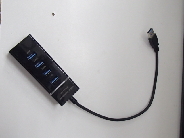 #60080[ secondhand goods ]USB hub port ps4 for usb3.0 super Speed 4 port usb hub ans-pf042bk