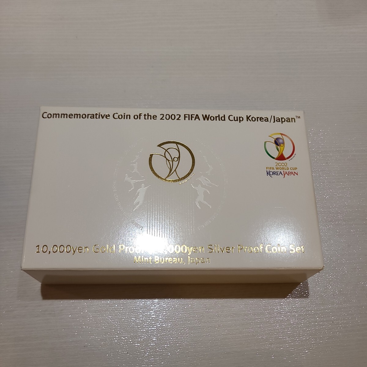 送料込み 2002 FIFA WORLD CUP KOREA JAPAN 1万円 金貨 / 1000円 銀貨 セット 箱、ケース付きの画像8