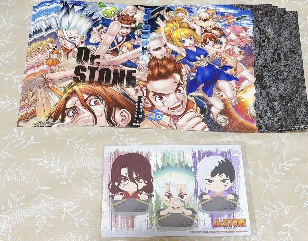 [Dr.STONE] book cover & postcard 12 pieces set set sale replacement cover not for sale privilege anime manga 