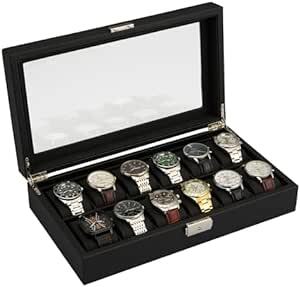 Geum 腕時計収納ケース 時計ケース 腕時計ケース 時計 腕時計 収納 保管 ボックス コレクション ケース ウォッチケース オ_画像1
