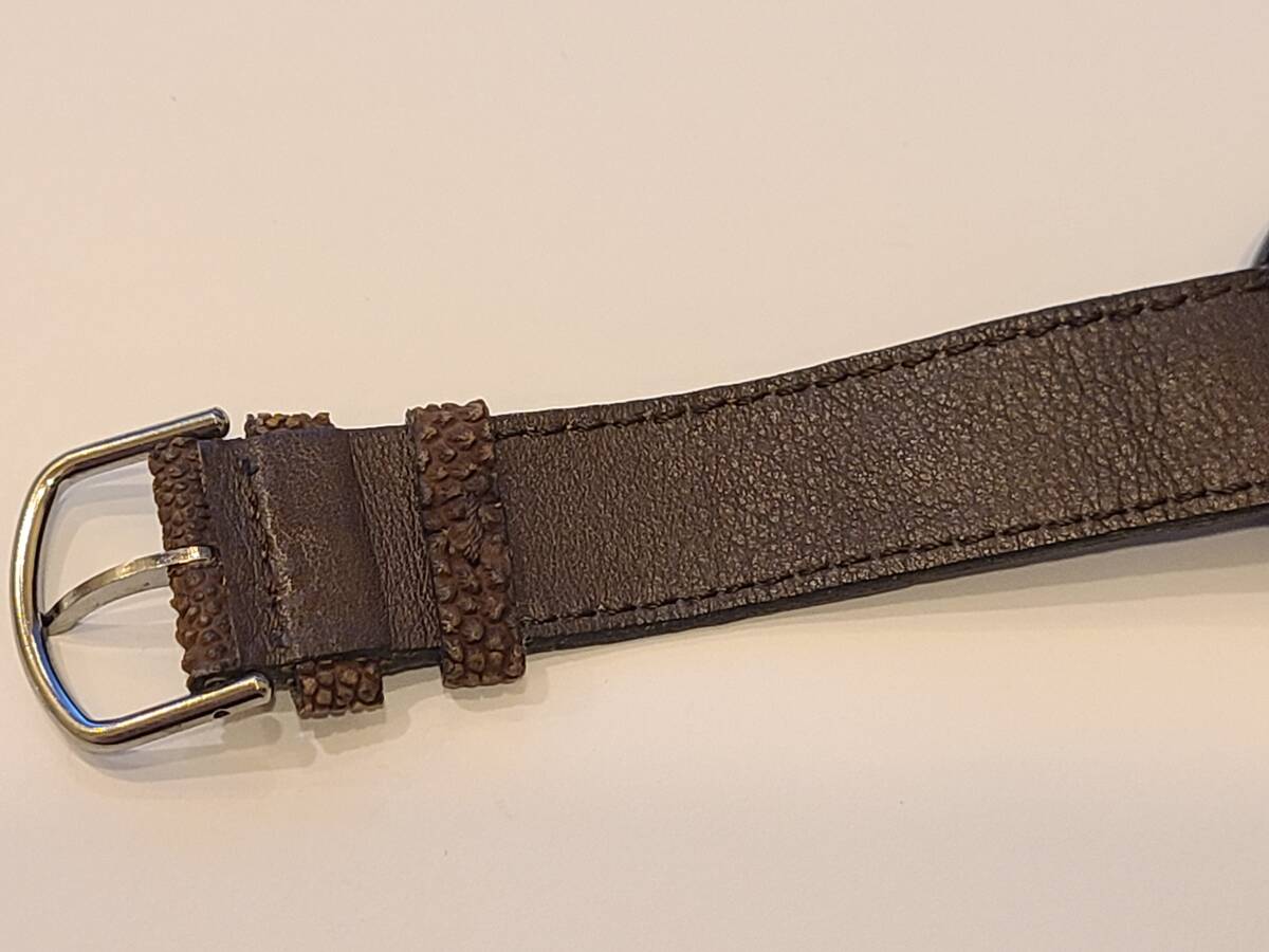 アランシルベスタイン CREATION 35mm腕時計 クォーツ ブレス社外 付属なし 動作未確認 ジャンク品 4-13の画像7