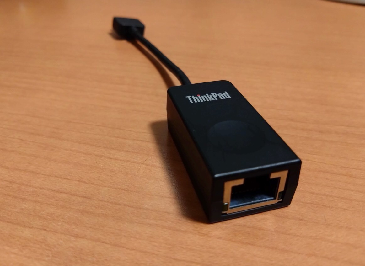 【中古】Lenovo ethernet adapter X2SG (イーサネットアダプター) イーサネット拡張ケーブル 有線LANの画像2