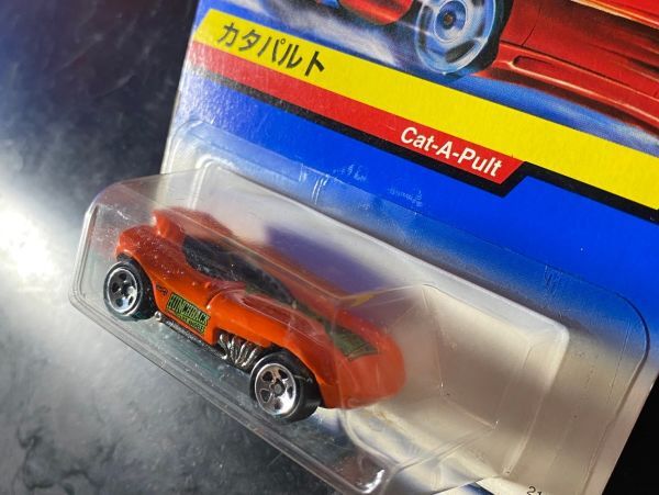 ホットウィール HOTWHEELS CAT A PULT カタパルト JAPAN CARD_画像3