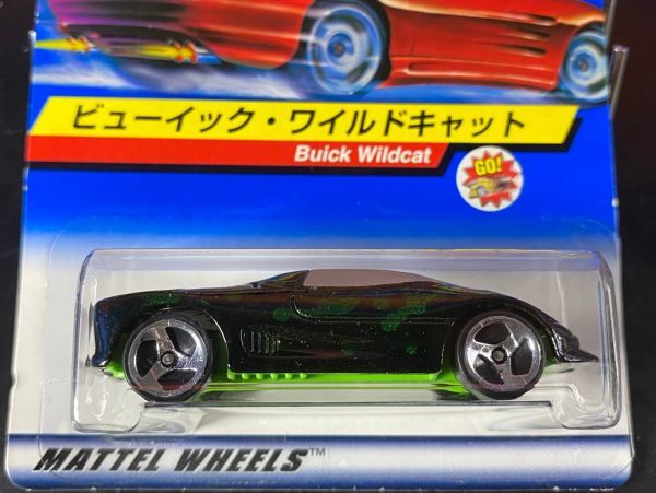 ホットウィール HOTWHEELS BUICK WILDCAT ビュイック ワイルドキャット 緑 JAPAN CARD_画像1