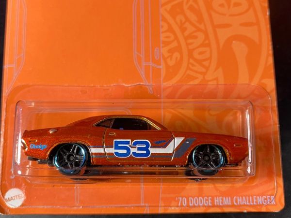 ホットウィール HOTWHEELS 53 Orange & Blue 70 DODGE HEMI CHELLENGER ダッジ ヘミ チャレンジャー_画像1