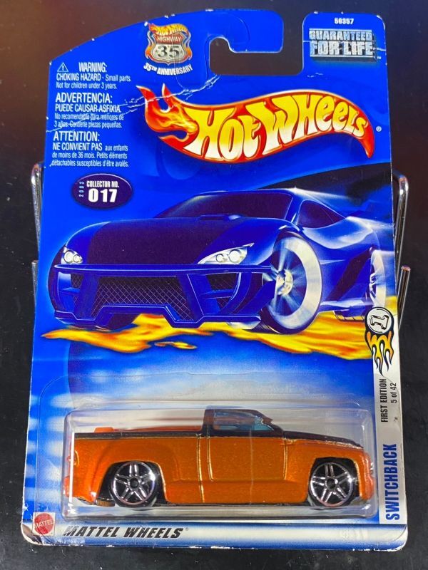 ホットウィール HOTWHEELS SWITCHBACK FIRST EDITIONS カードしわ_画像2