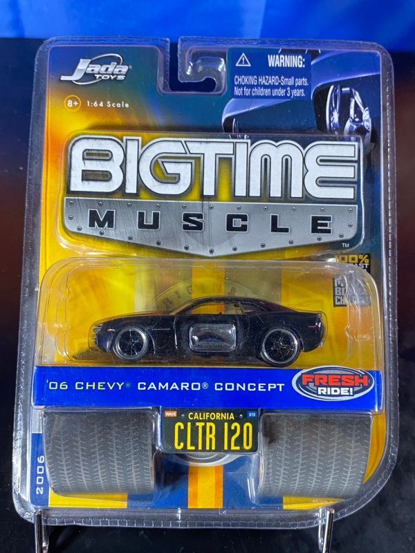 Jada toys ジャダ 1/64 BIGTIME MUSCLE 06 CHEVY CAMARO CONCEPT シェビー カマロ コンセプト 黒_画像2