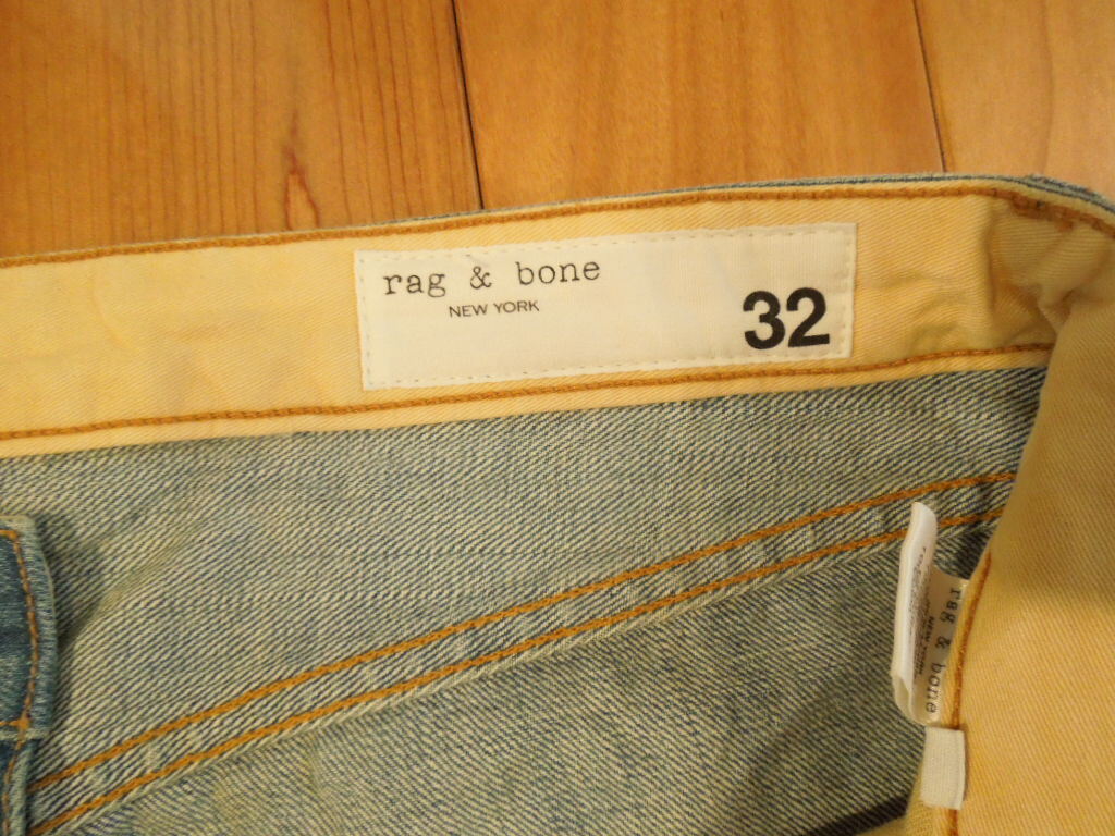 rag & bine new york ラグアンドボーン デニム　アンクル丈　W32インチ_画像3