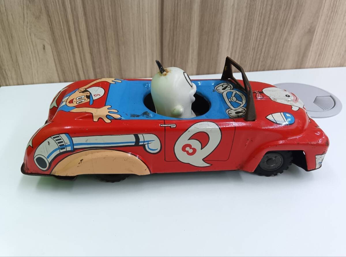 コレクター放出品 オバケのQ太郎 ブリキ 車 レトロ おばけ お化け Q太郎 玩具 アンティーク ◆3の画像4