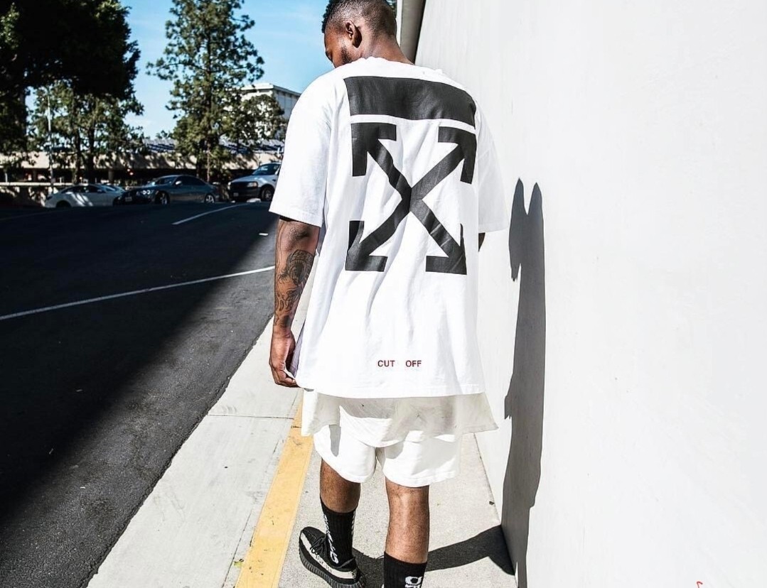 【初期】 OFF-WHITE OFF WHITE 半袖 Tシャツ アローロゴ オーバーサイズ 正規品 ホワイト_画像1