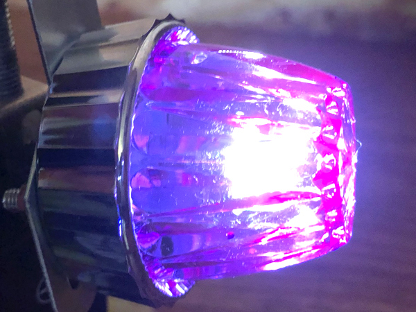 蛍ランプ ホタルランプ マーカー「かっとび蛍 紫」 LED パープル 点滅球 サイドマーカー 旧車 ゼファー ZRX CB XJR Z1 Z2 等にの画像2