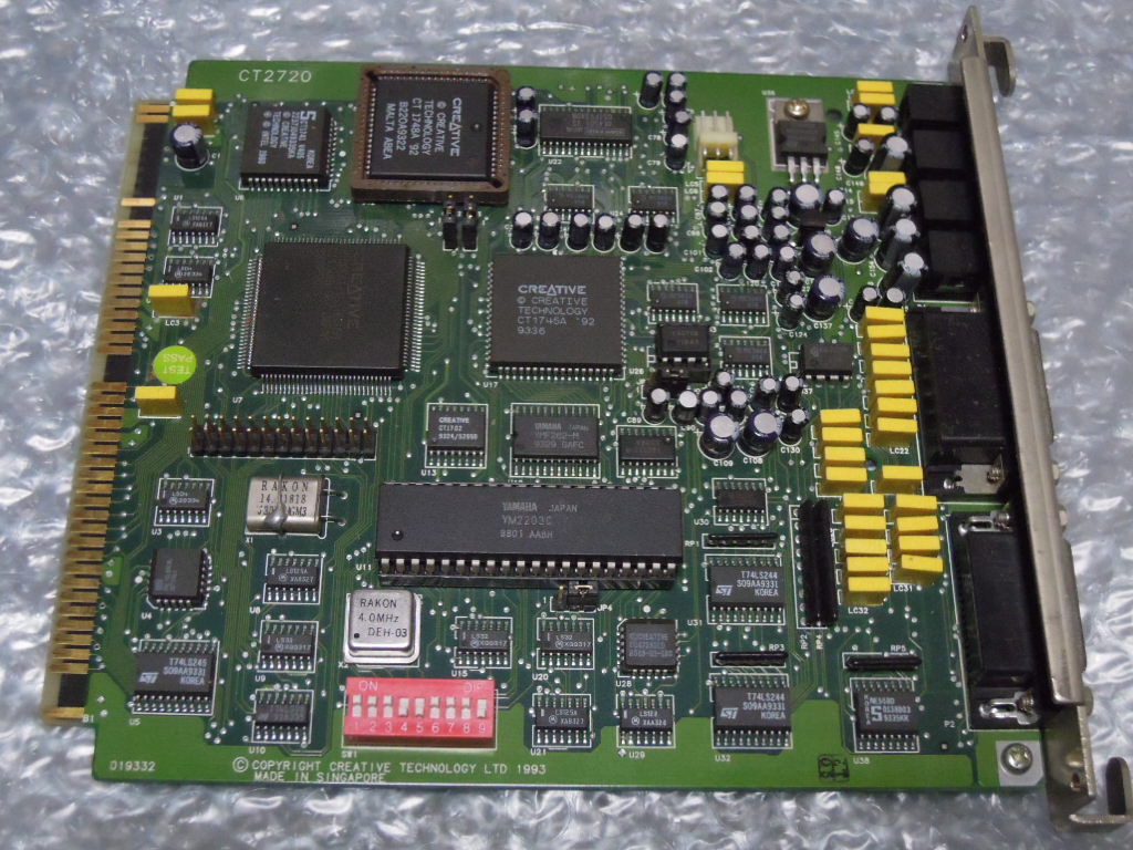 ●Creative Sound Blaster 16 for PC-9800 (CT2720) サウンドカード ジャンク PC-98シリーズの画像3