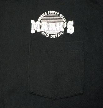 UST20ベストBESTフルーツFRUIT OF THE LOOMアメリカ製ポケットTシャツ黒TシャツLショップTシャツMARK'Sオールド＆レトロ_画像3