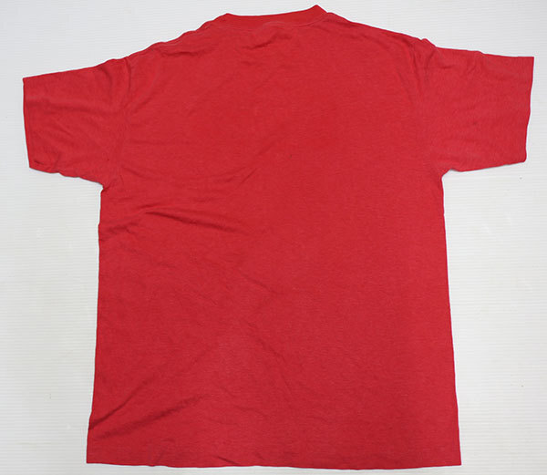 ST25ロゴTシャツUNKNOWNアメリカ古着アメリカ製イベントTシャツ80’Sビンテージ赤系TシャツMショップTシャツ/オールド＆レトロ_画像3