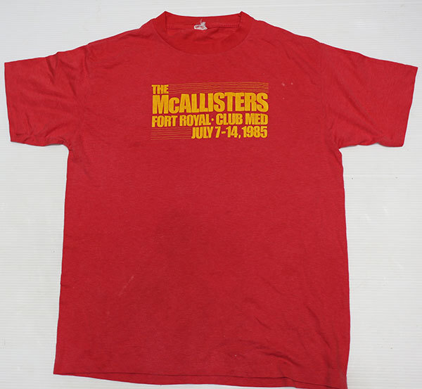 ST25ロゴTシャツUNKNOWNアメリカ古着アメリカ製イベントTシャツ80’Sビンテージ赤系TシャツMショップTシャツ/オールド＆レトロ_画像2