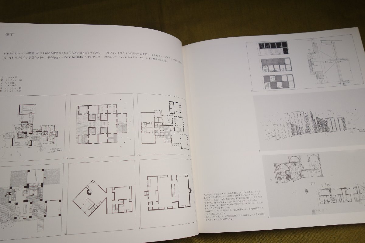 ルイス・カーン LOUIS I.KAHN Architect 1975年4月10日発行 ハードカバー 函入り   m629の画像9