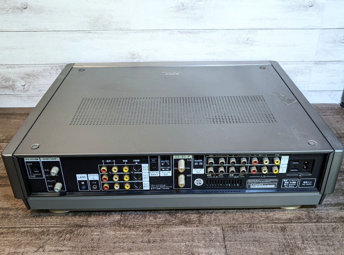 【ジャンク品】SONY Hi8 ビデオカセットレコーダー EV-NS9000の画像4