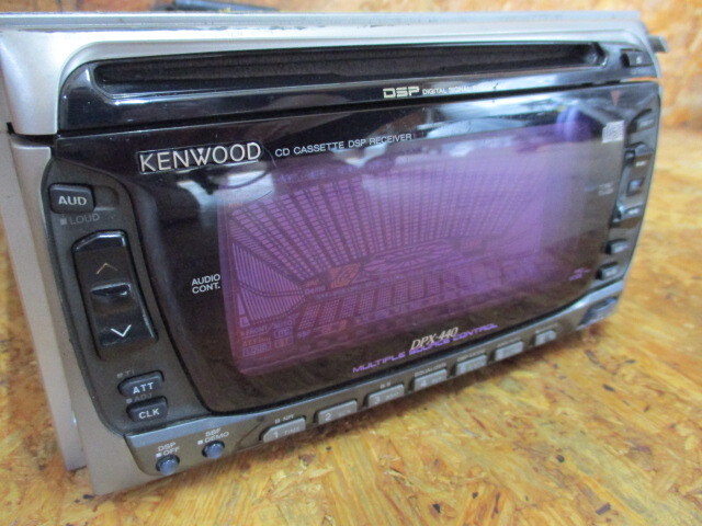 KENWOOD 2DIN CD/カセットレシーバー DPX-440 ジャンク ケンウッドの画像4