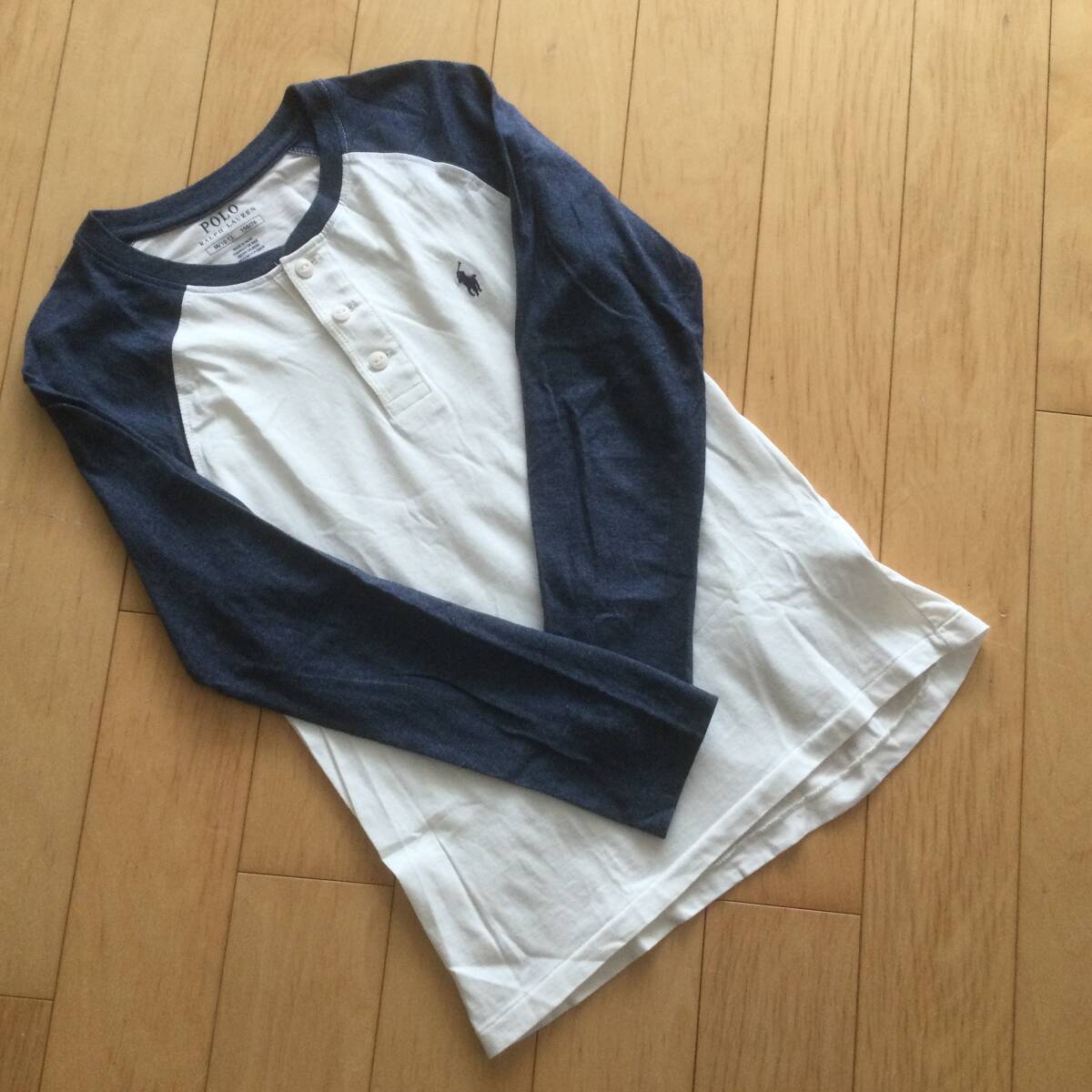 [ beautiful goods ]POLO RALPH LAUREN long sleeve T shirt 150 centimeter M/10-12