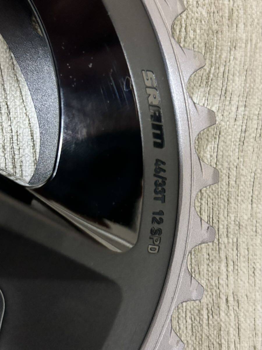 新車取り外し品　SRAM RIVAL AXS クランクセットDUB 172.5mm 46/33T_画像3