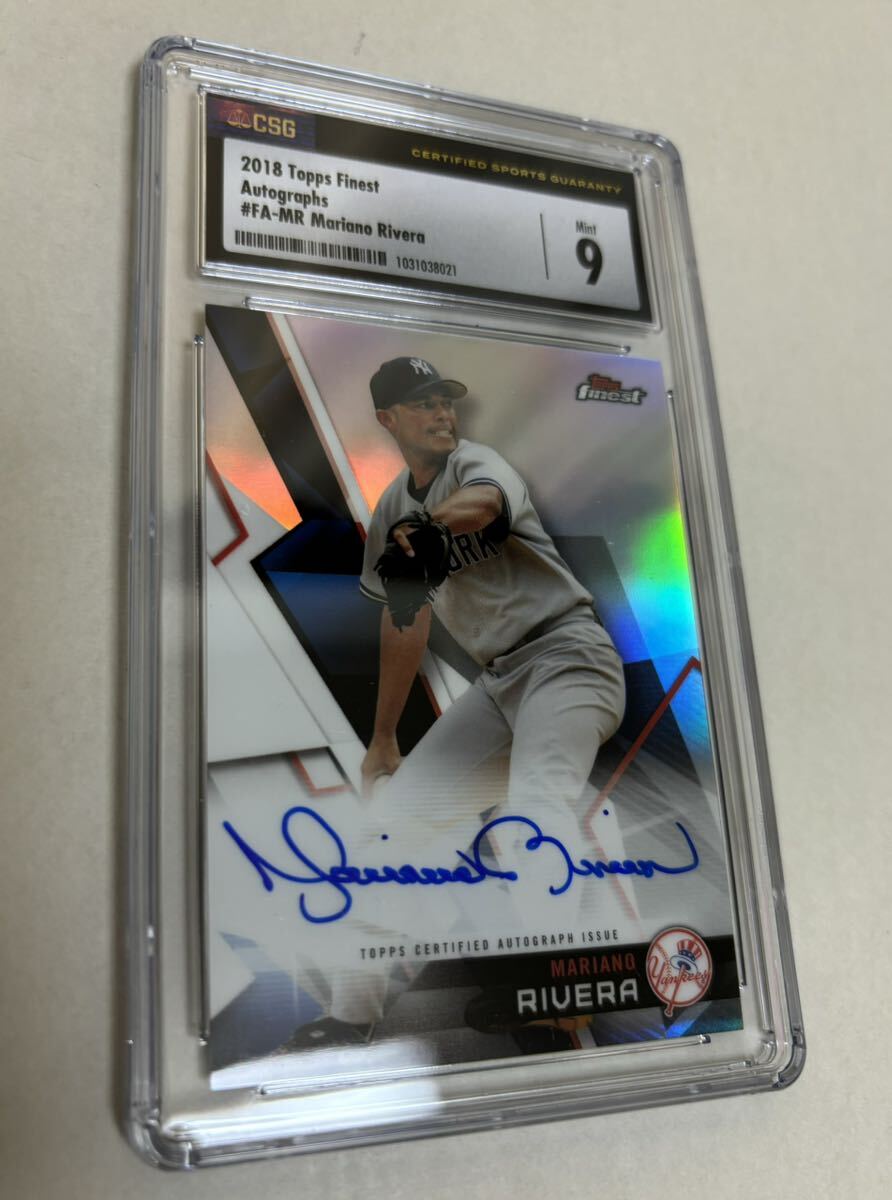 Mariano Rivera 2018 Topps Finest Auto Refractor_画像3