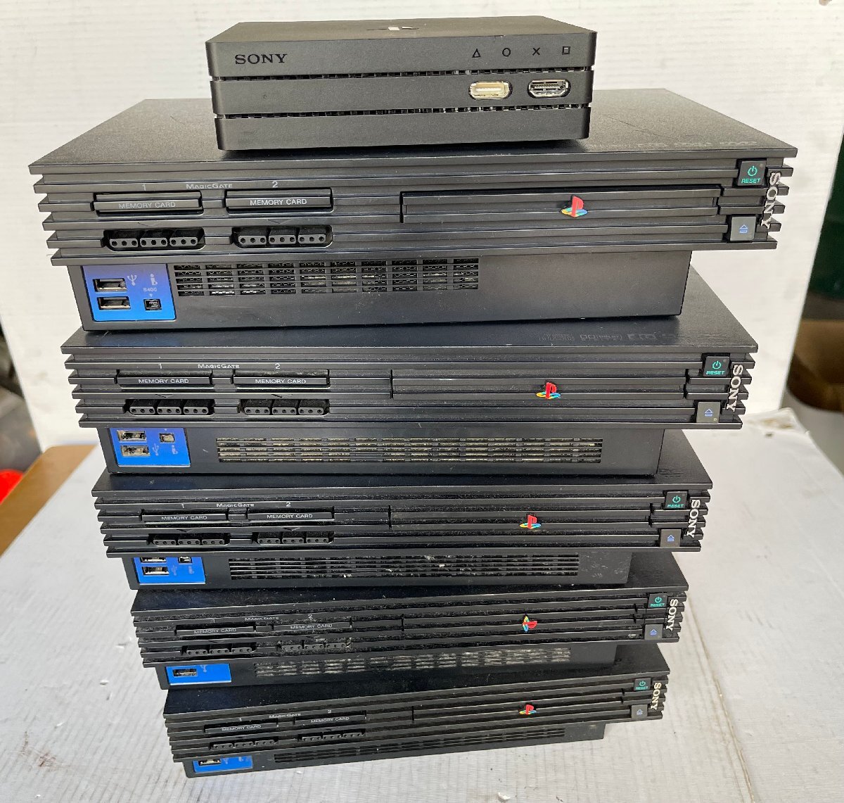 SONY PS2　PlayStation2　プレステ2　本体　5点セットSCPH-50000/SCPH-30000/SCPH-39000/SCPH-15000【ジャンク品/動作未確認】 D93_画像6