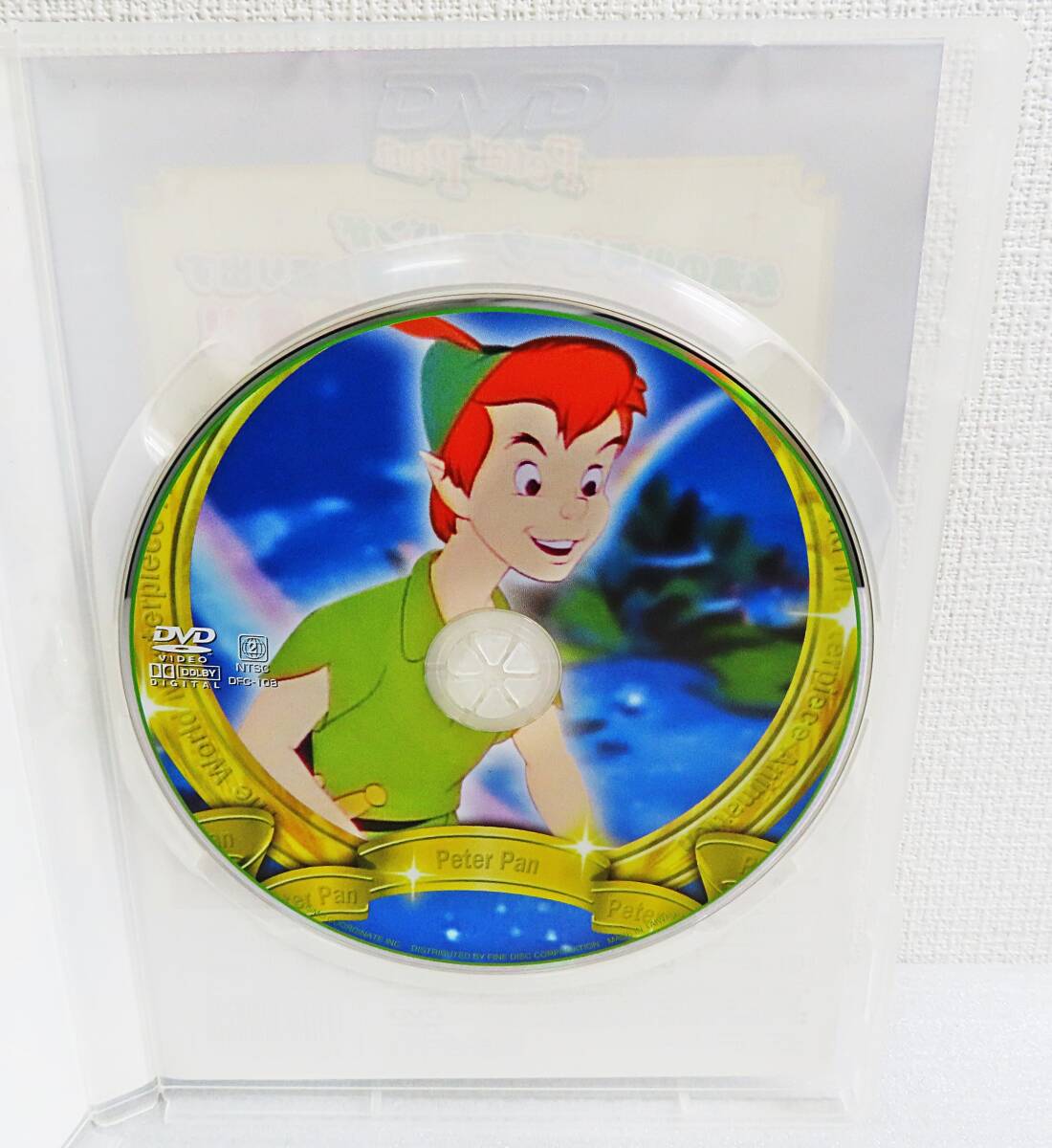 【中古DVD】『ピーターパン（PeterPan）』ディズニー世界名作アニメ／ウェンディ／ジョン／マイケル／フック船長／日本語吹替◆送料140～_画像3