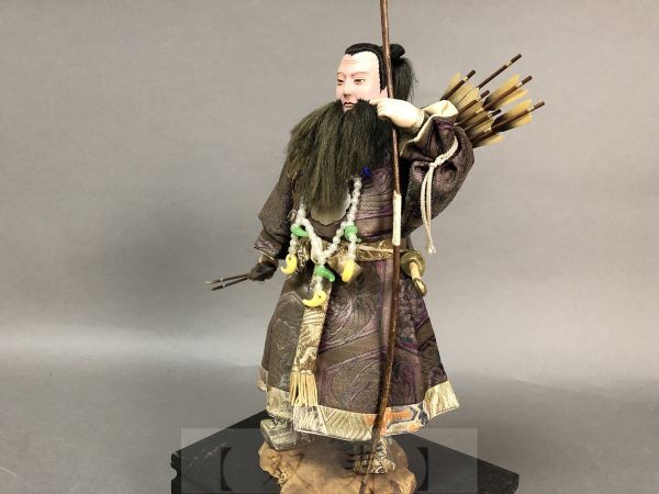 【双寿】大正～昭和初期・名工・三代・澤栗玉秀作・優品・『神武天皇』・希少品の画像7