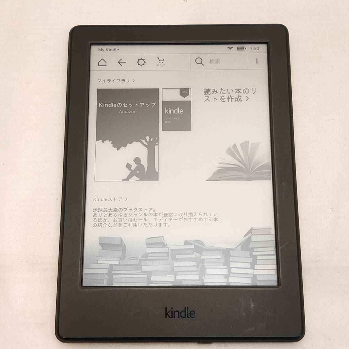 ●Amazon アマゾン Kindle SY69JL 第8世代 Wi-Fi 4GB 電子書籍リーダー●の画像1