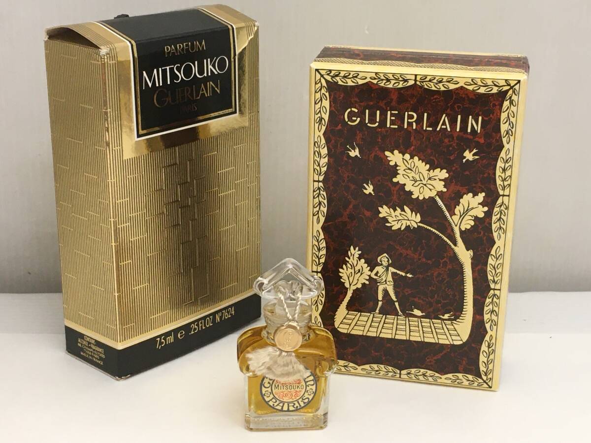 ■GUERLAIN ゲラン MITSOUKO ミツコ 香水 2点 EDT オーデトワレ 5mL / パルファム PARFUM 7.5ml 未開封■の画像6