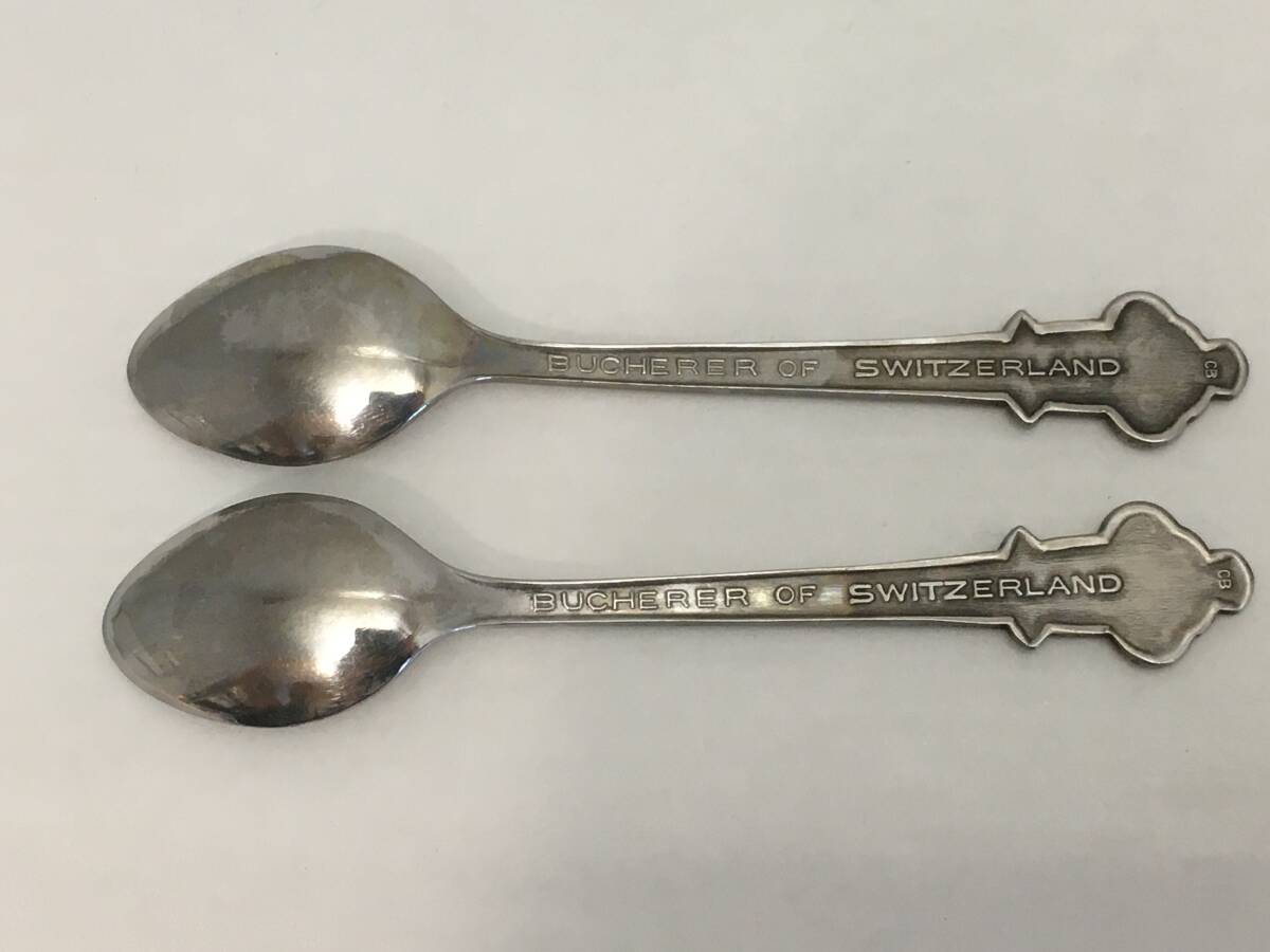 #ROLEX Rolex GENEVE BUCRER OF SWITZERLAND tea spoon 2 ps total length 11cm cutlery #