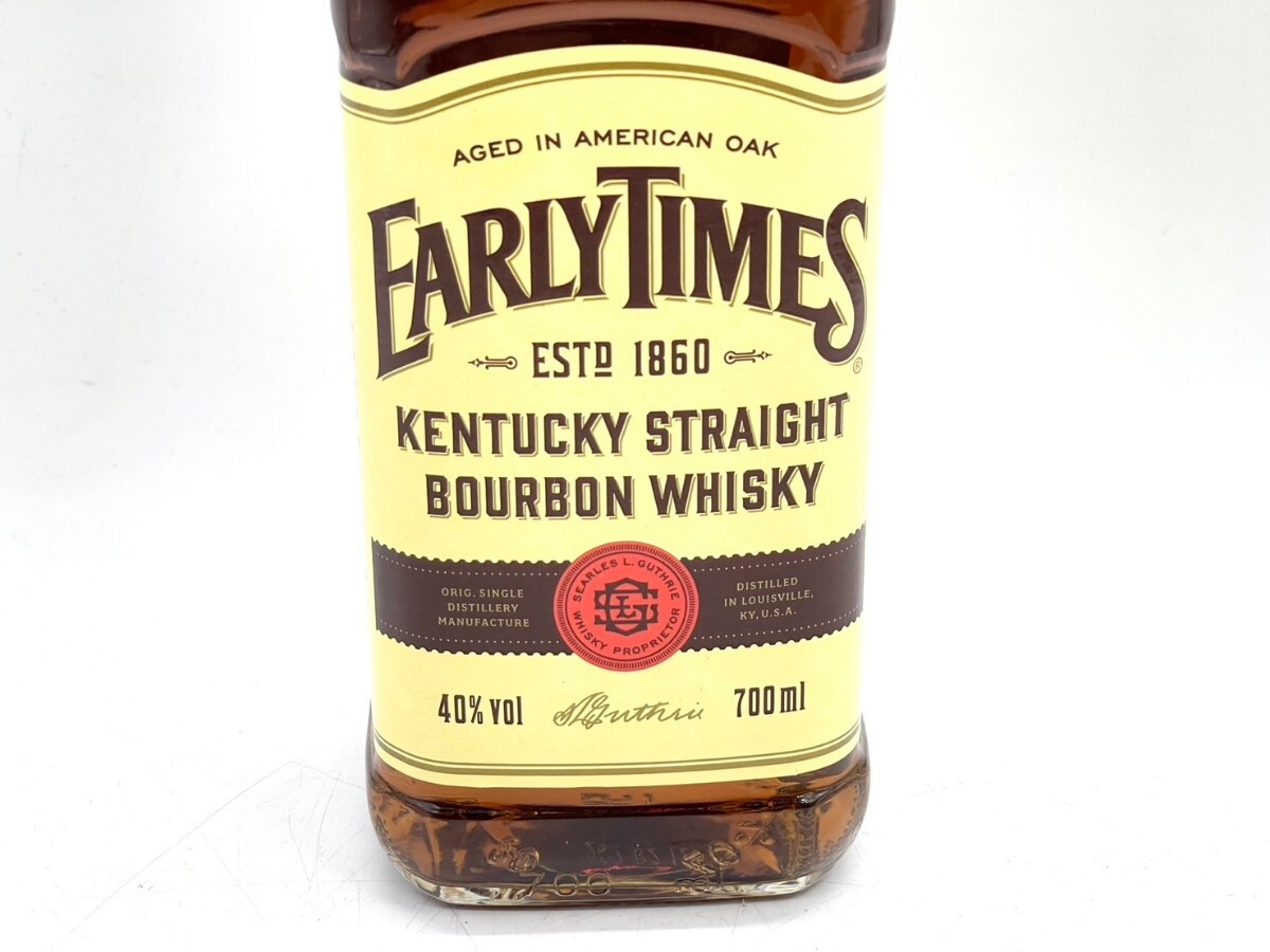 EARLY TIMES アーリータイムス BOURBON WHISKY バーボンウイスキー 700ml 40% 4-22-237 Kの画像3