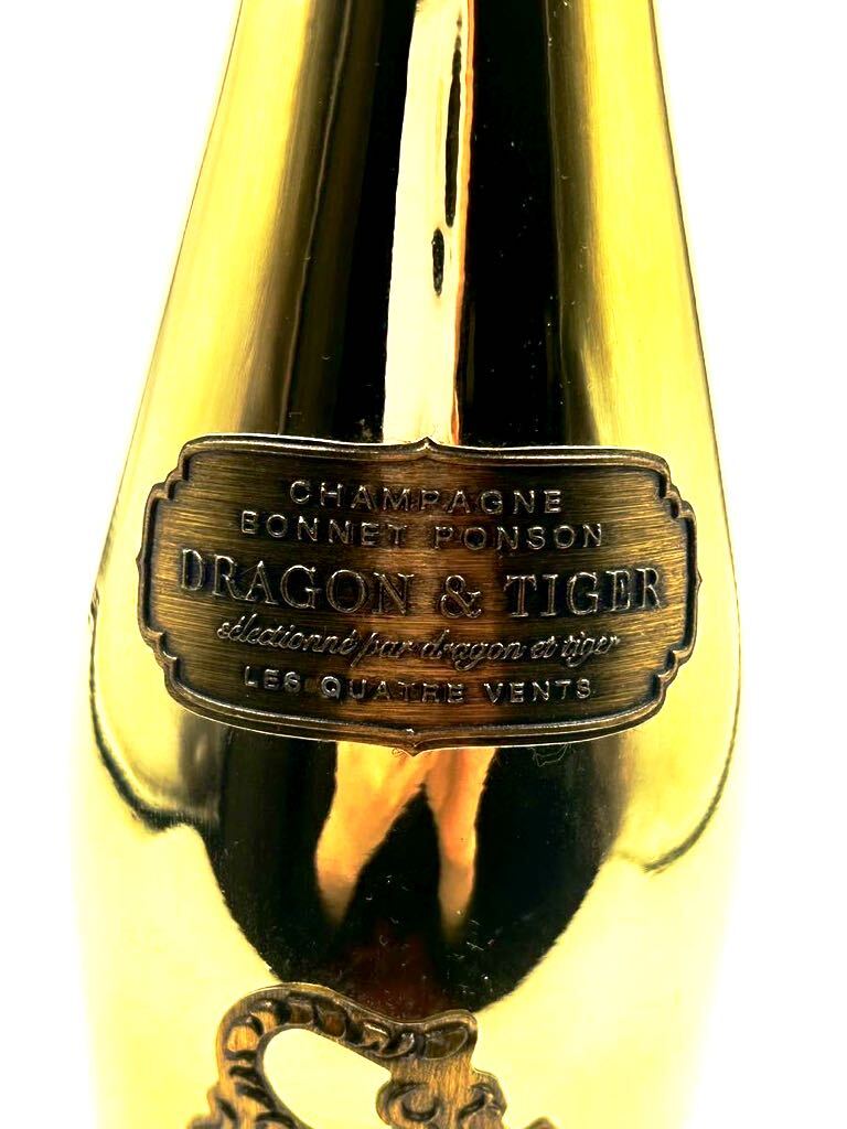 Dragon & Tiger GOLD ドラゴン & タイガー タイガー ゴールド エクストラ ブリュット シャンパーニュ フランス 750ml 12%同梱不可4-22-22Hの画像3